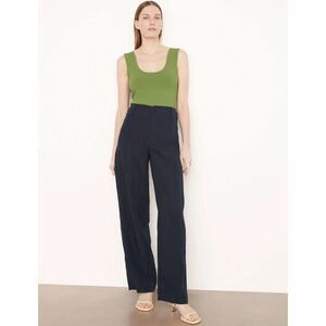 Vince High Waisted Seamed Tencel Fluid Pants